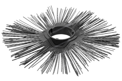 Диск (кольцо) щеточный 120х550 полипропиленовый с полипропиленовым сердечником беспроставочный 3D